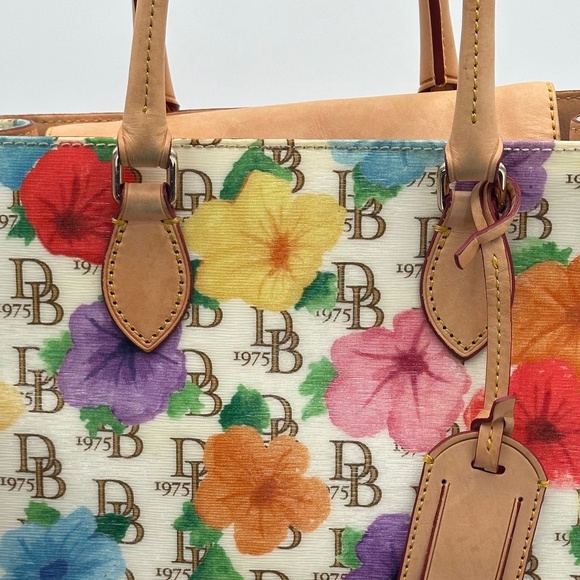 Dooney and Bourke Janine Floral Satchel - Picture 3 of 15